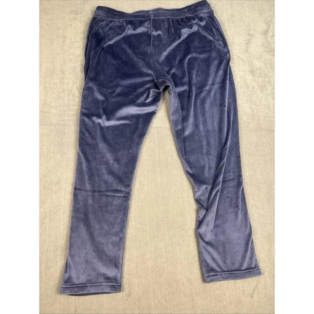 Polo Ralph Lauren Velour Sleepwear Pajama Pants Mens XL Navy Drawstring